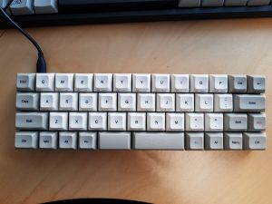 The vortex Core is a great 40% intro keyboard. Great build quality and nice design.