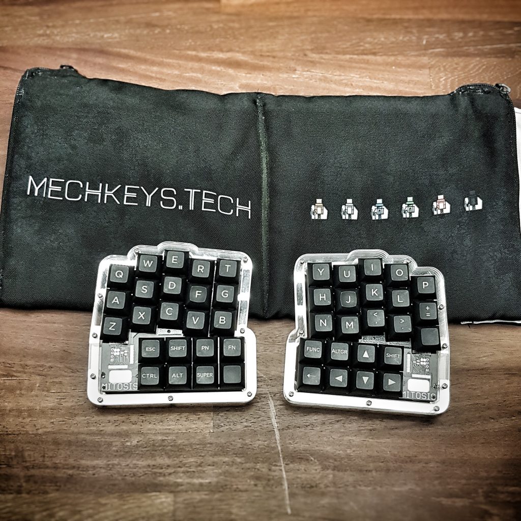 wireless ortholinear keyboard